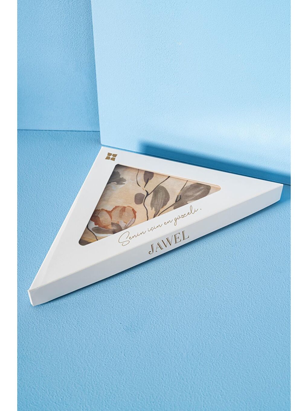 Sarı Kadın Çiçekli Pachira Soft Şal-1