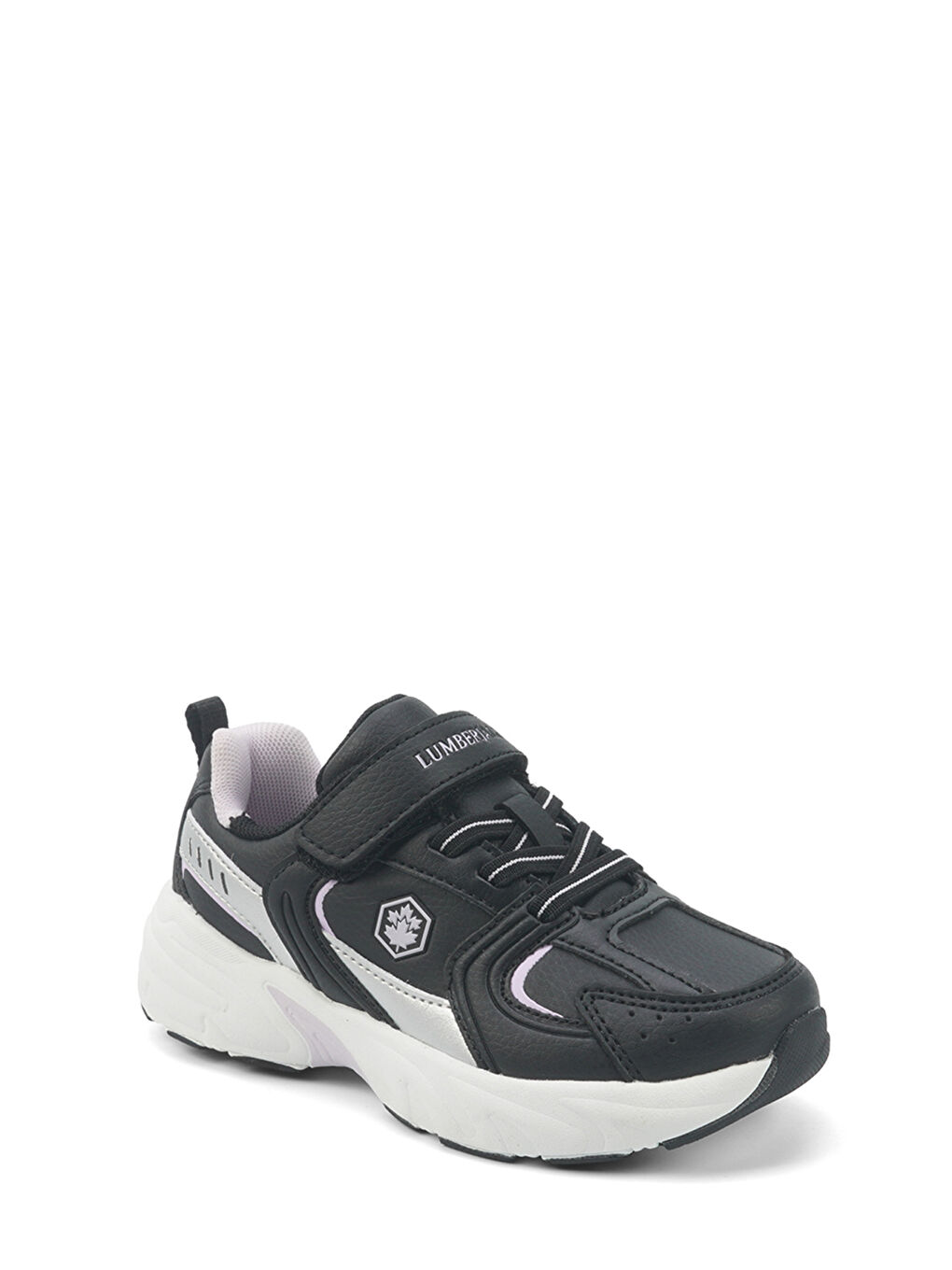 POLITA PU 5PR Siyah Kız Çocuk Spor Ayakkabı-1