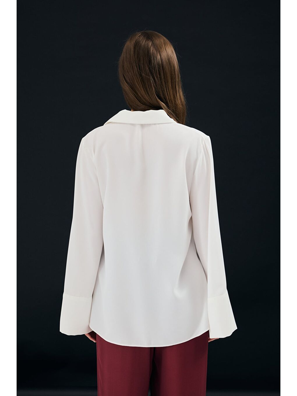 İspanyol Kol Gömlek - Ekru-7