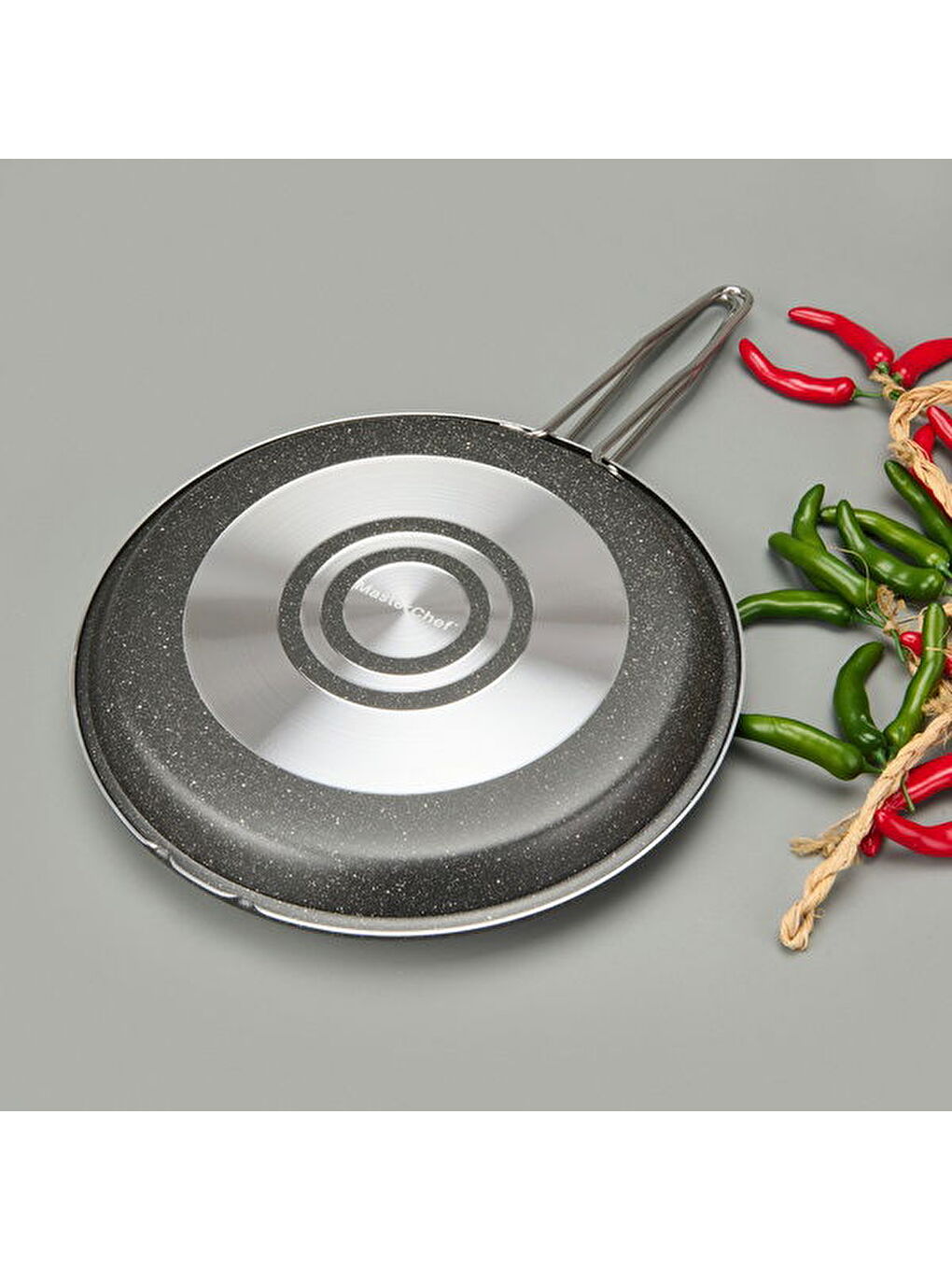 İkiz Balık Tavası - Siyah - 32 cm-2