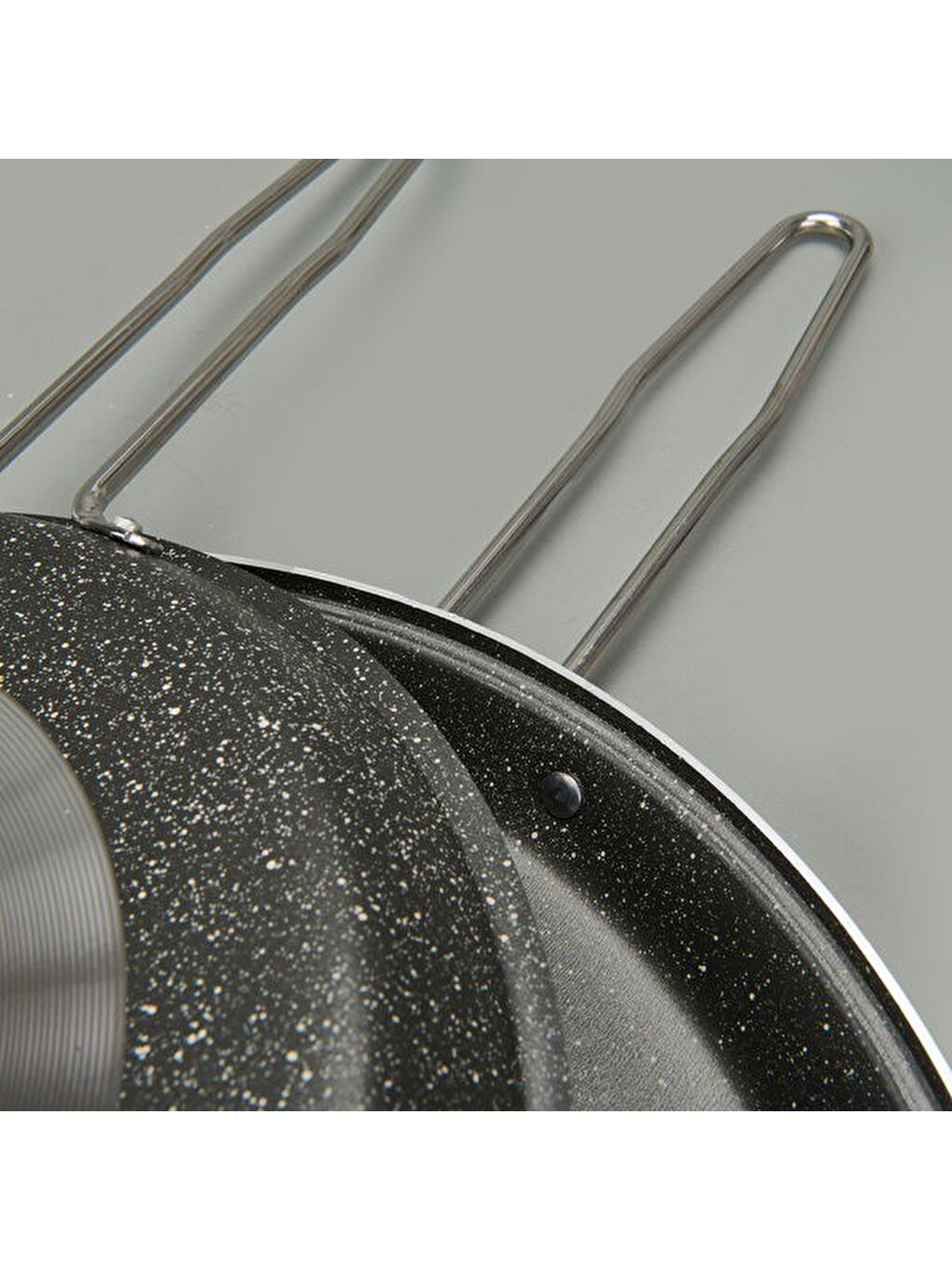 İkiz Balık Tavası - Siyah - 32 cm-4