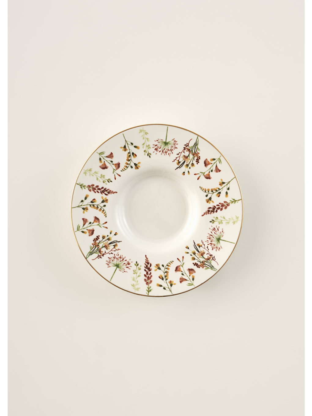 Karışık Flores Porselen 6'lı Çay Tabağı Seti (12 cm)-1
