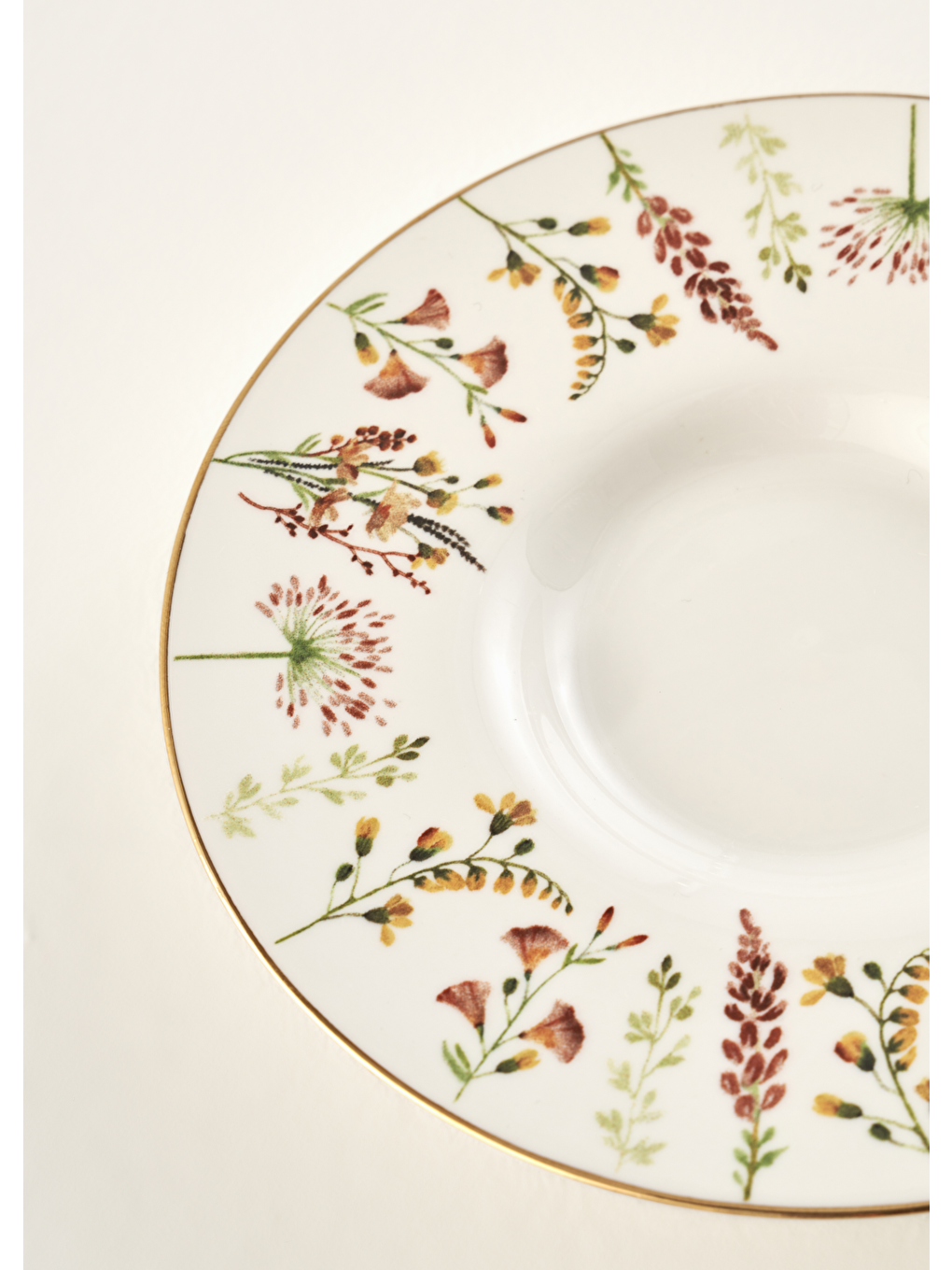 Karışık Flores Porselen 6'lı Çay Tabağı Seti (12 cm)-2