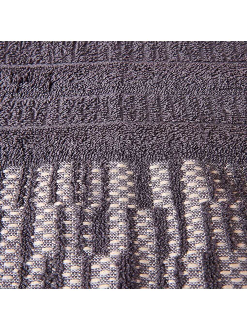 Soft Sun Madness Juana Saç Havlusu - Gri - 50x90 cm-3