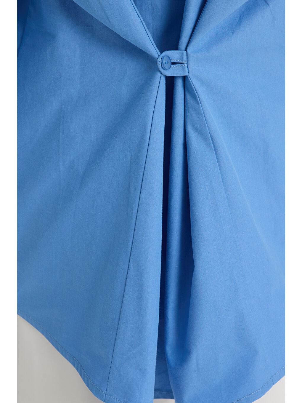 Oversize Mavi Gömlek-7