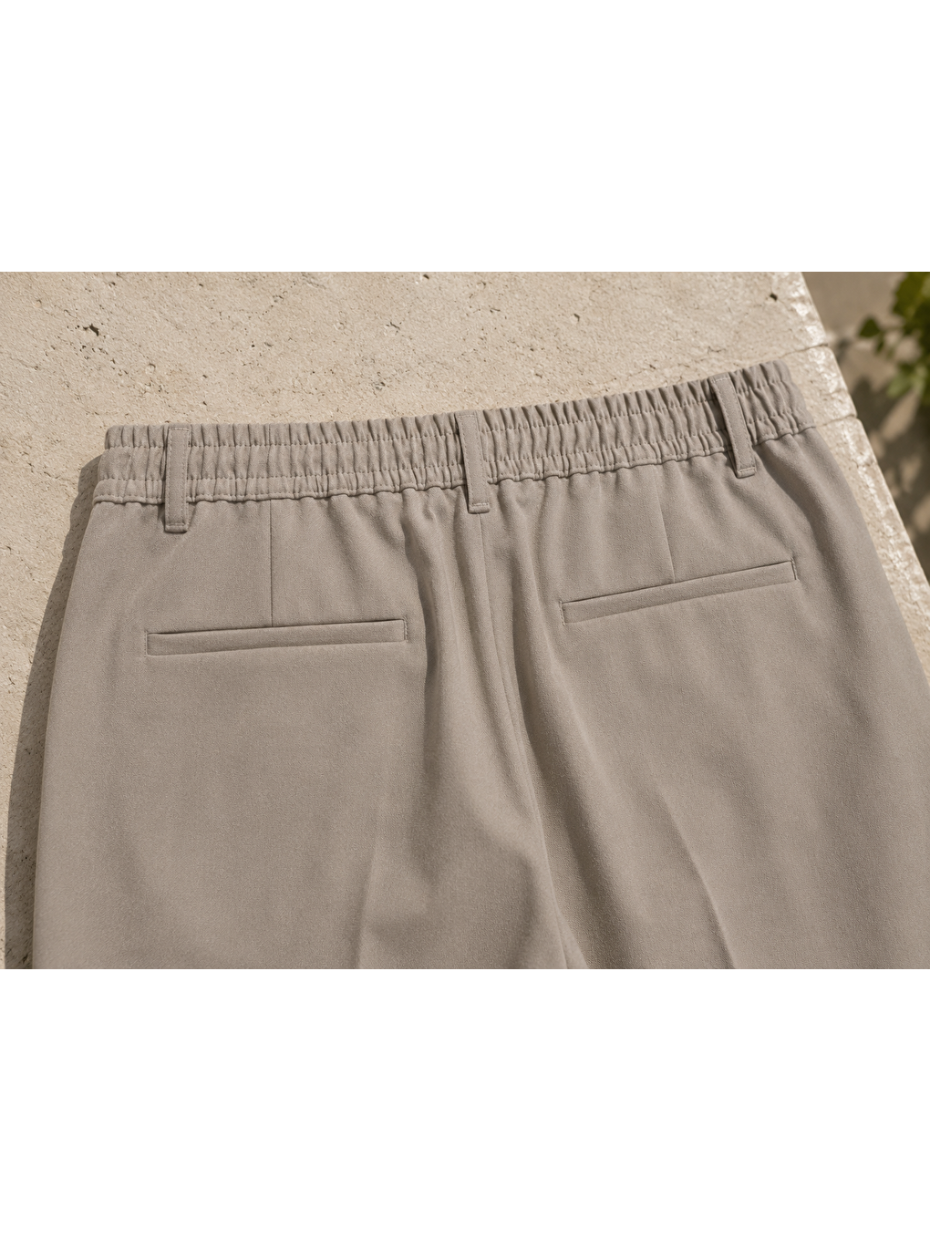 Erkek Comfort Fit Bej Jogger Pantolon | Esnek Kumaş Günlük Rahat Kesim – 169dngr-7