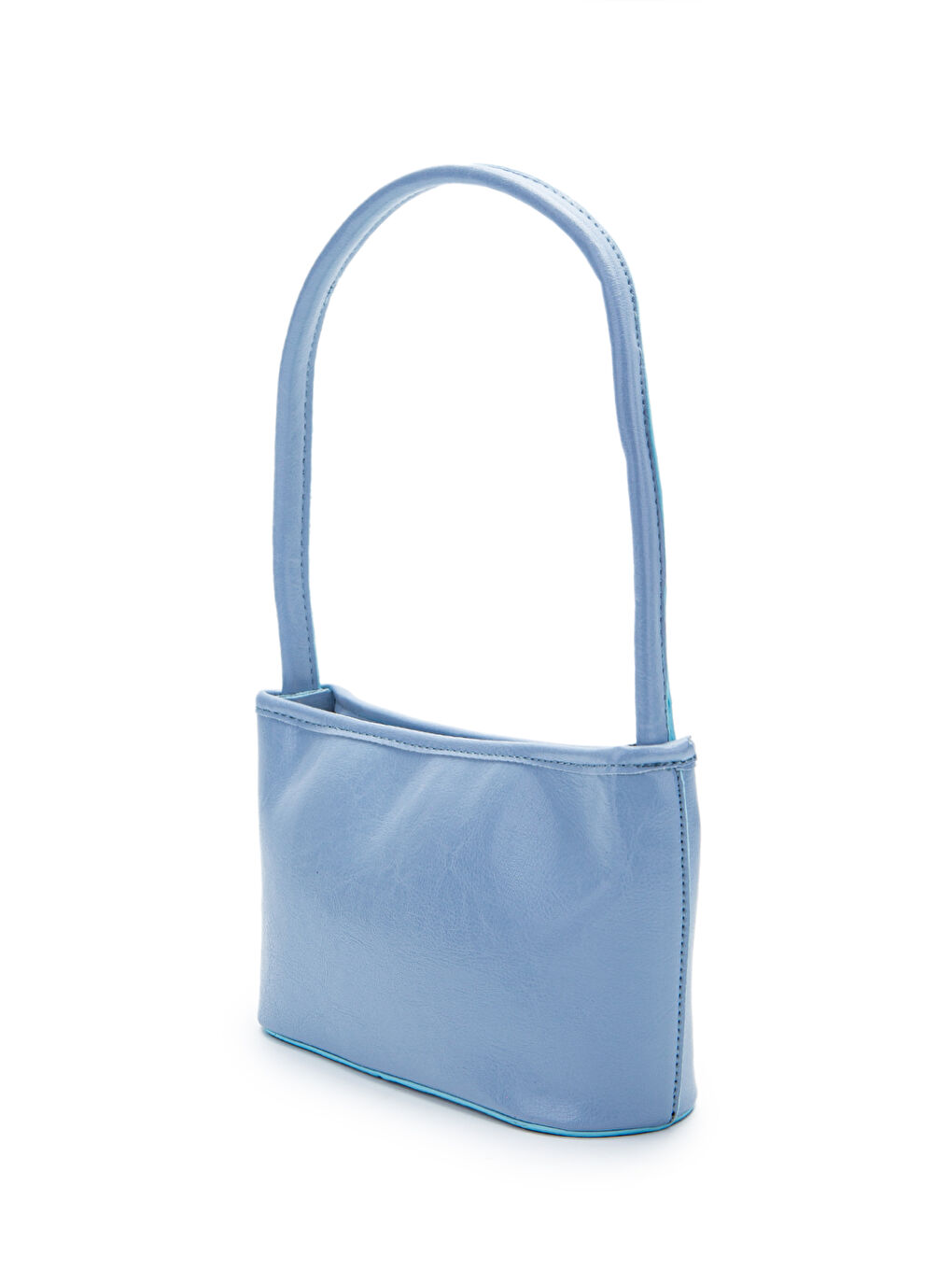 Suni Deri Baget Kadın Kol Çanta Blanca Bebe Mavi-1