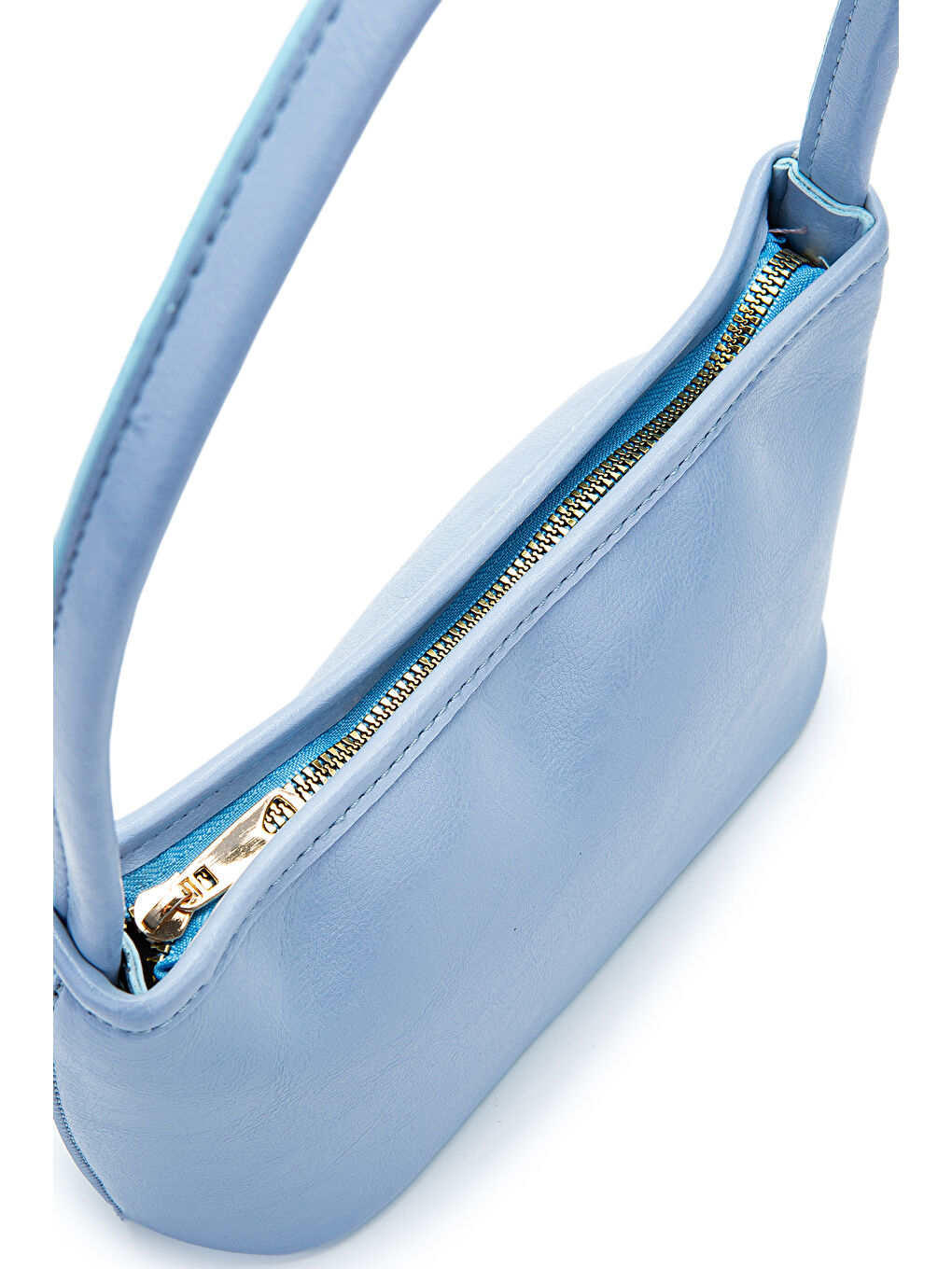 Suni Deri Baget Kadın Kol Çanta Blanca Bebe Mavi-3