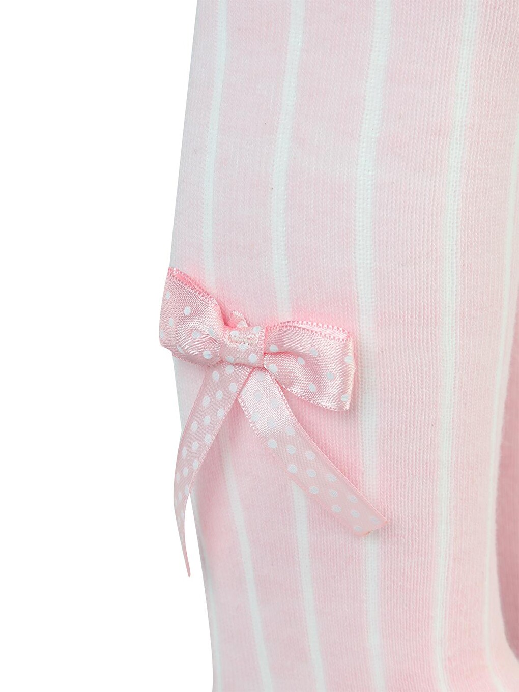 Baby Derbili Aksesuarlı 6- Bebek Kız Külotlu Çorap - Pembe-1