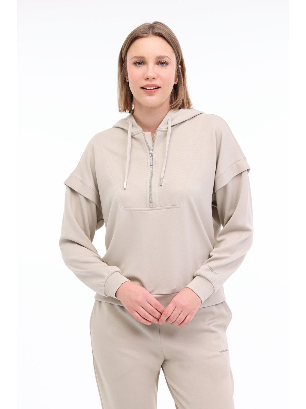 WL DOINA 16MS438 5FX Haki Kadın Sweatshirt