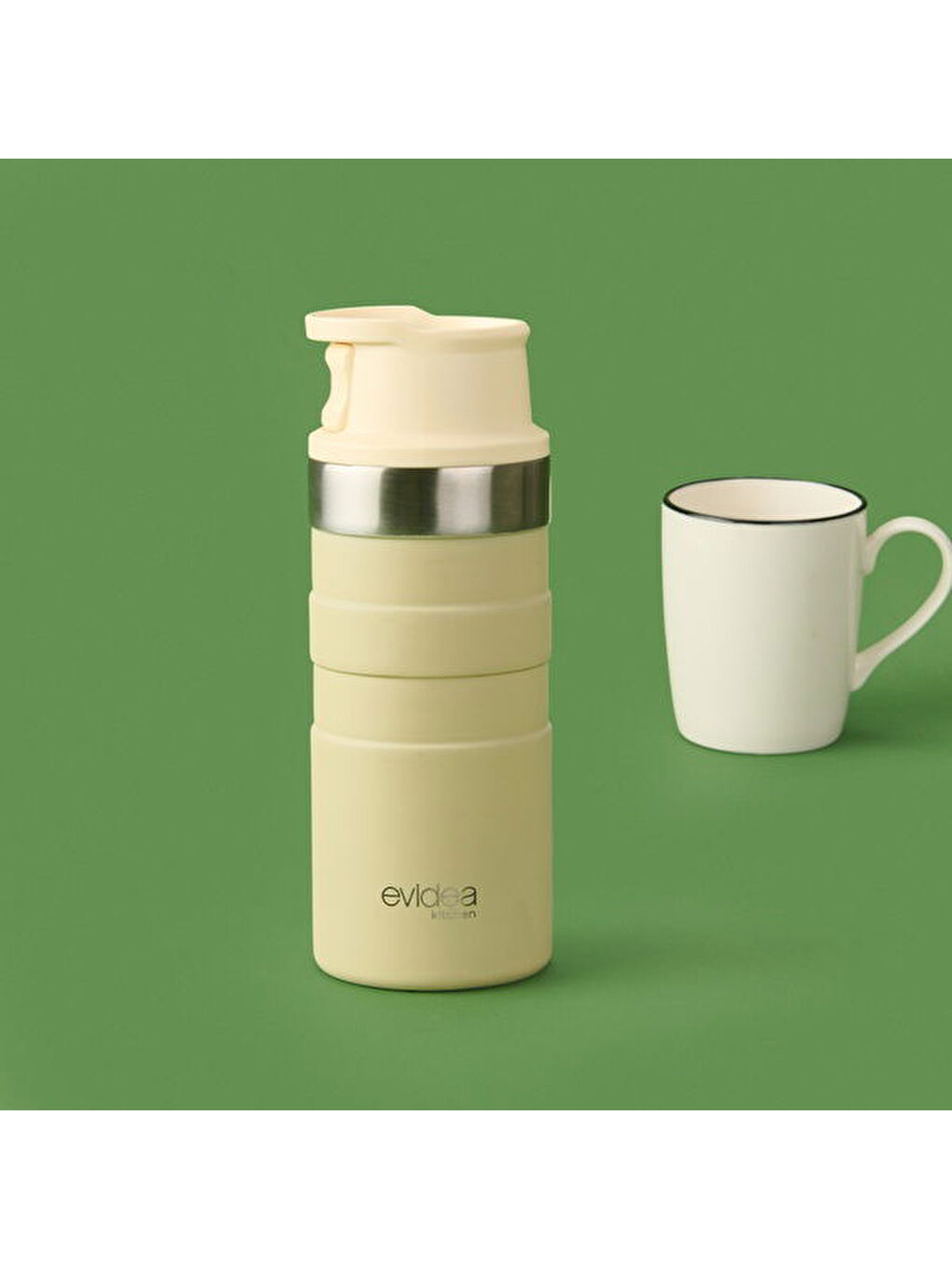 Kitchen Bireysel Termos - Bej - 350 ml-6