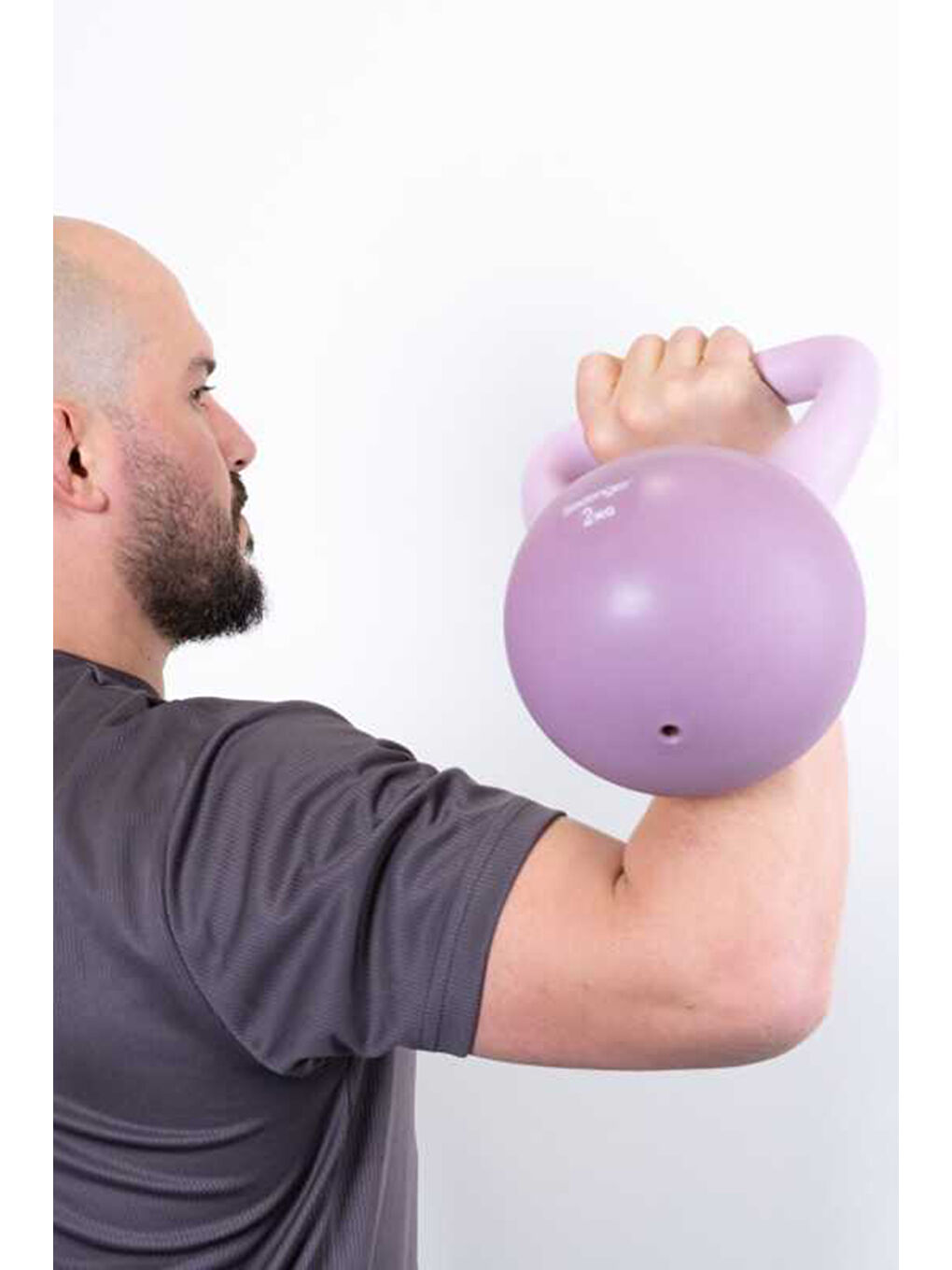 Beyaz Soft Kettlebell 2KG Unisex  STD Kettlebell-3