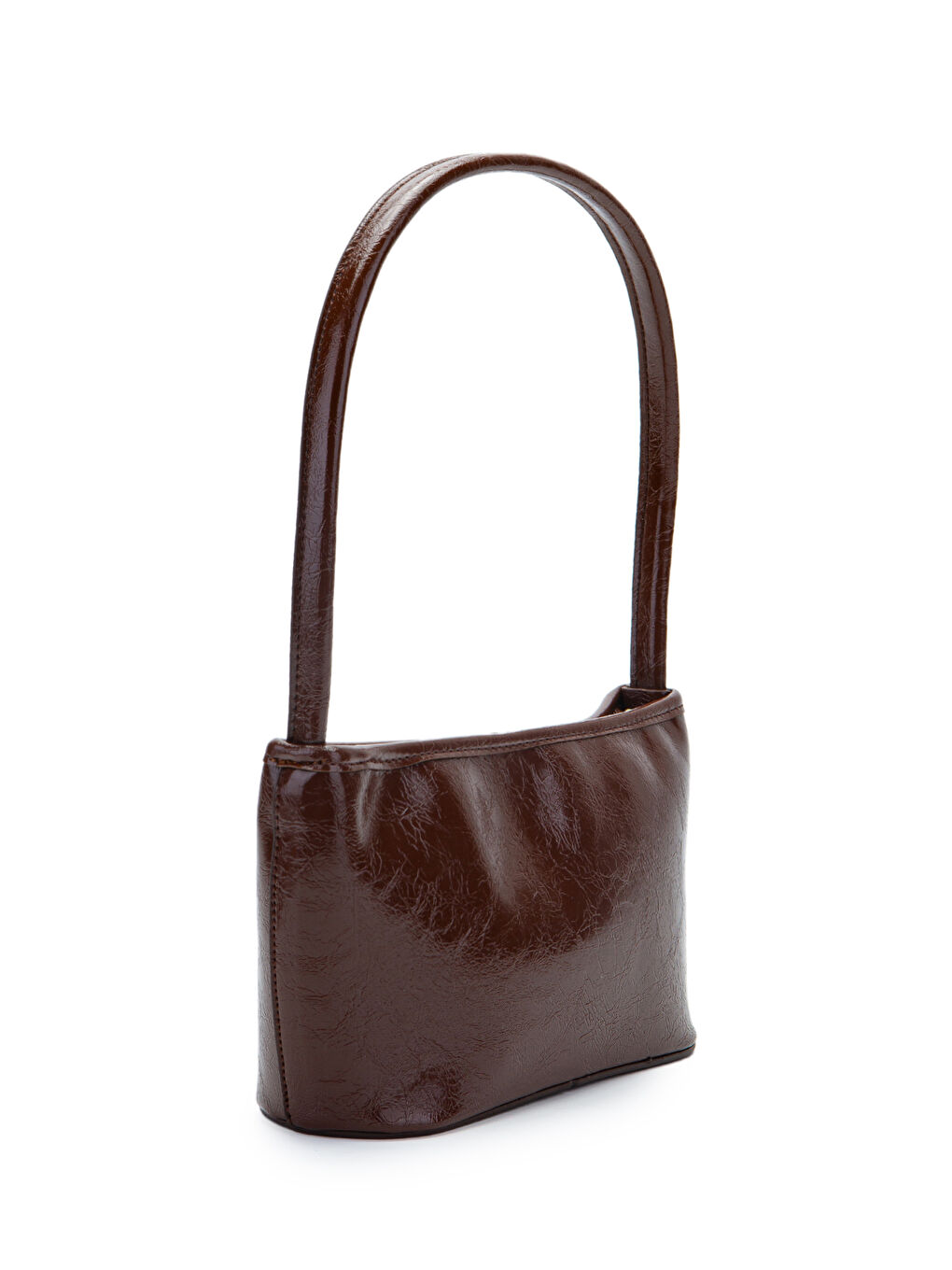 Suni Deri Baget Kadın Kol Çanta Blanca Kahverengi-1