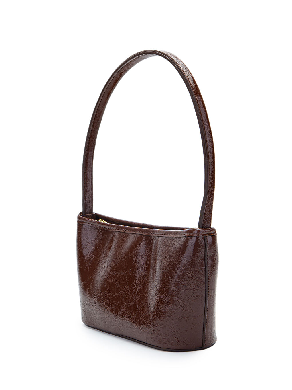 Suni Deri Baget Kadın Kol Çanta Blanca Kahverengi-2