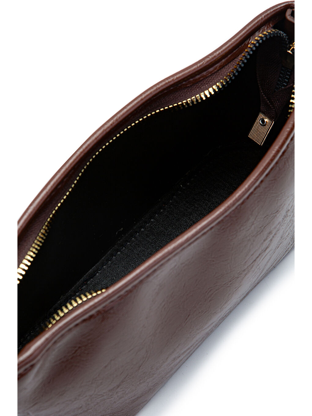 Suni Deri Baget Kadın Kol Çanta Blanca Kahverengi-4