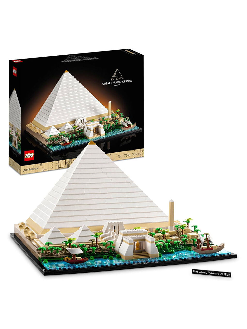 Lego Architecture Mimari Simgeler Koleksyon Keops Piramidi 21058