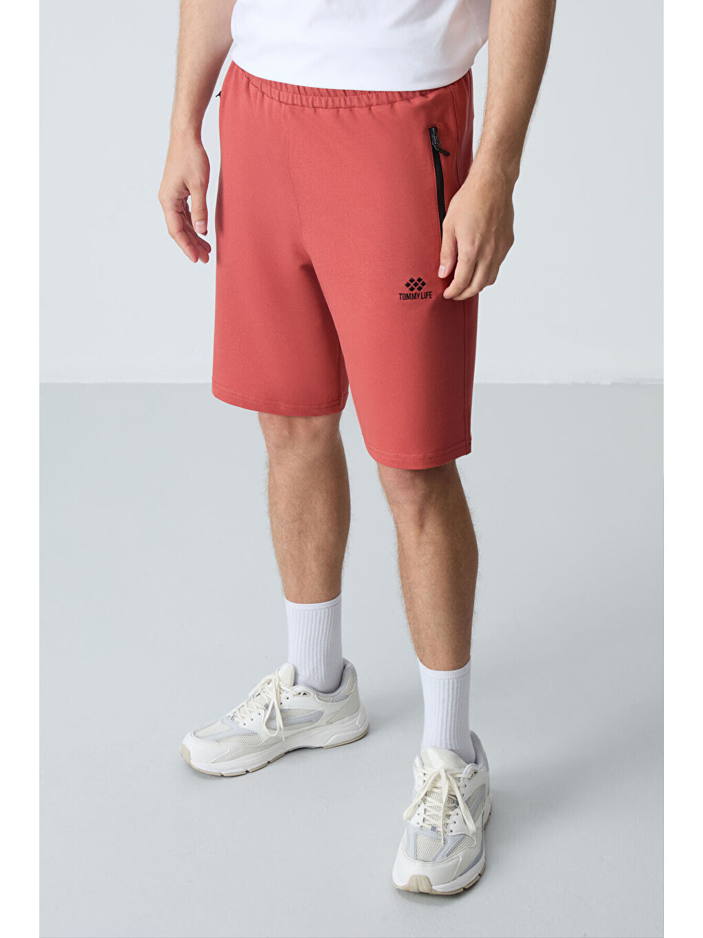 Standart Kalıp 2li Paket Bej-Kiremit Erkek Şort - 81136-3