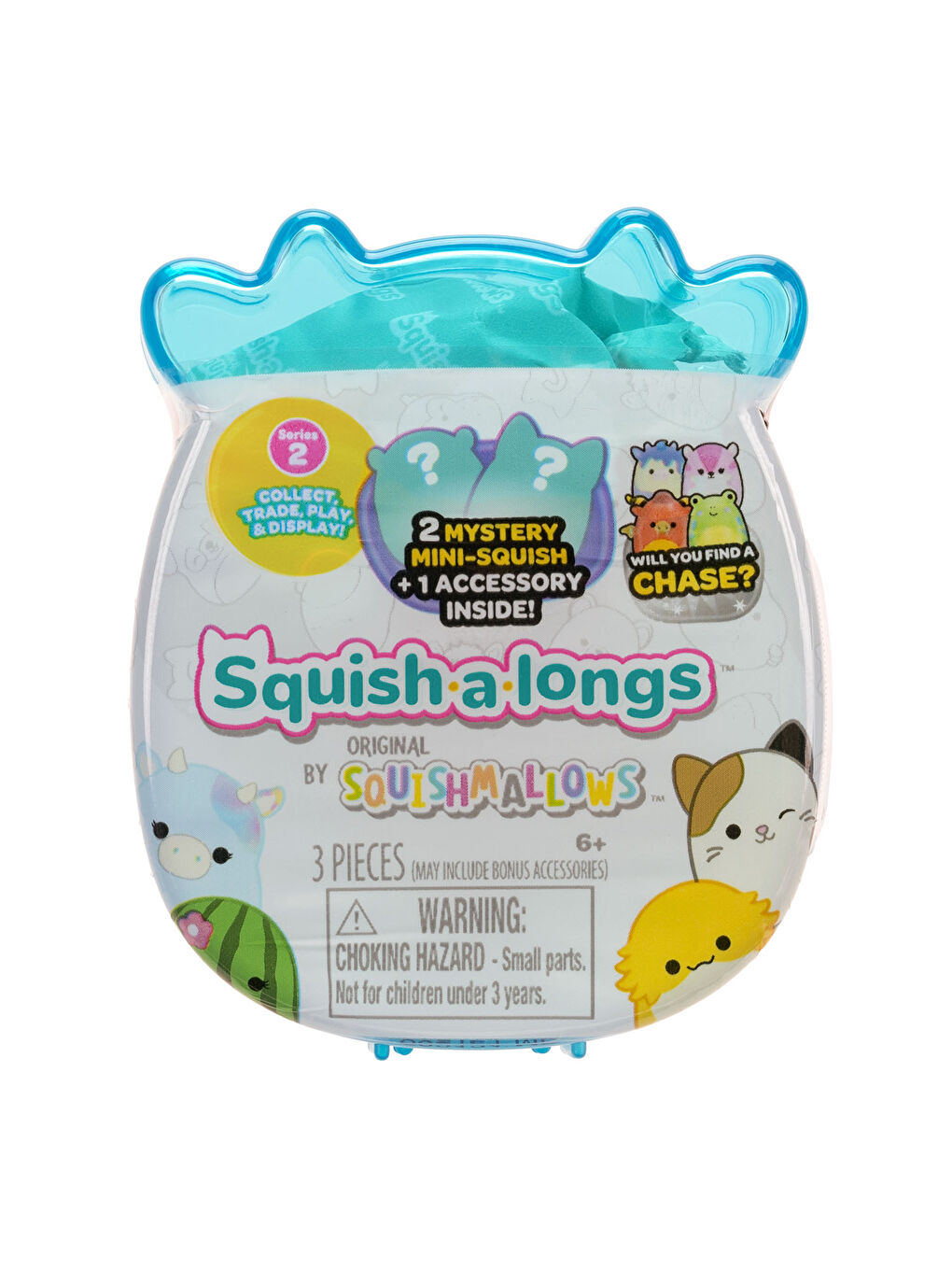 Squish-a-longs 2 Figür + Yüzük Sürpriz Paket Seri 2 AL0048-S2-1