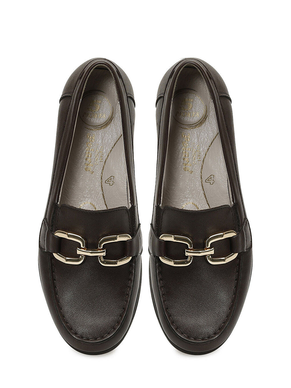 105472.Z6FX Kahverengi Kadın Loafer-3