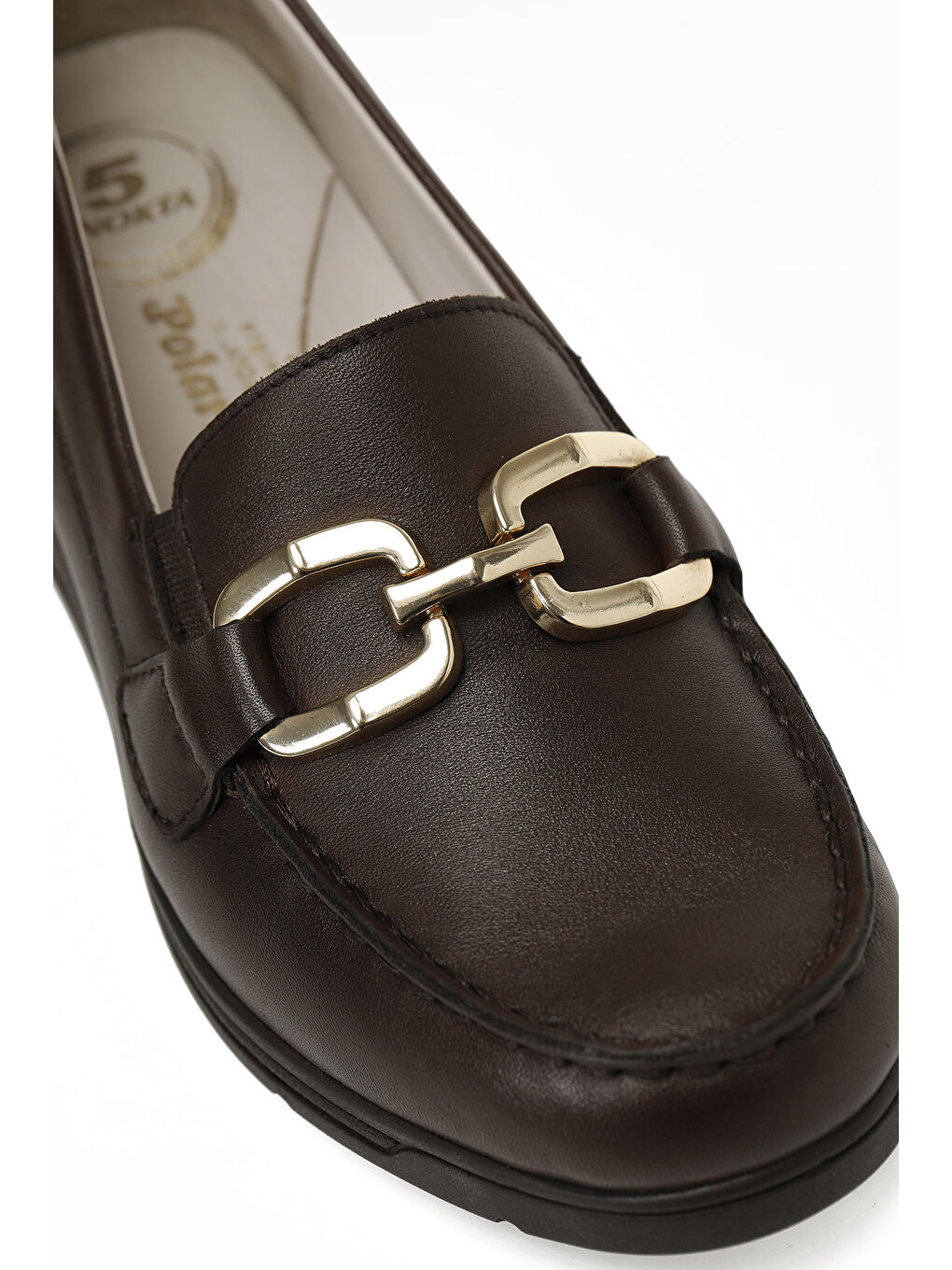105472.Z6FX Kahverengi Kadın Loafer-6