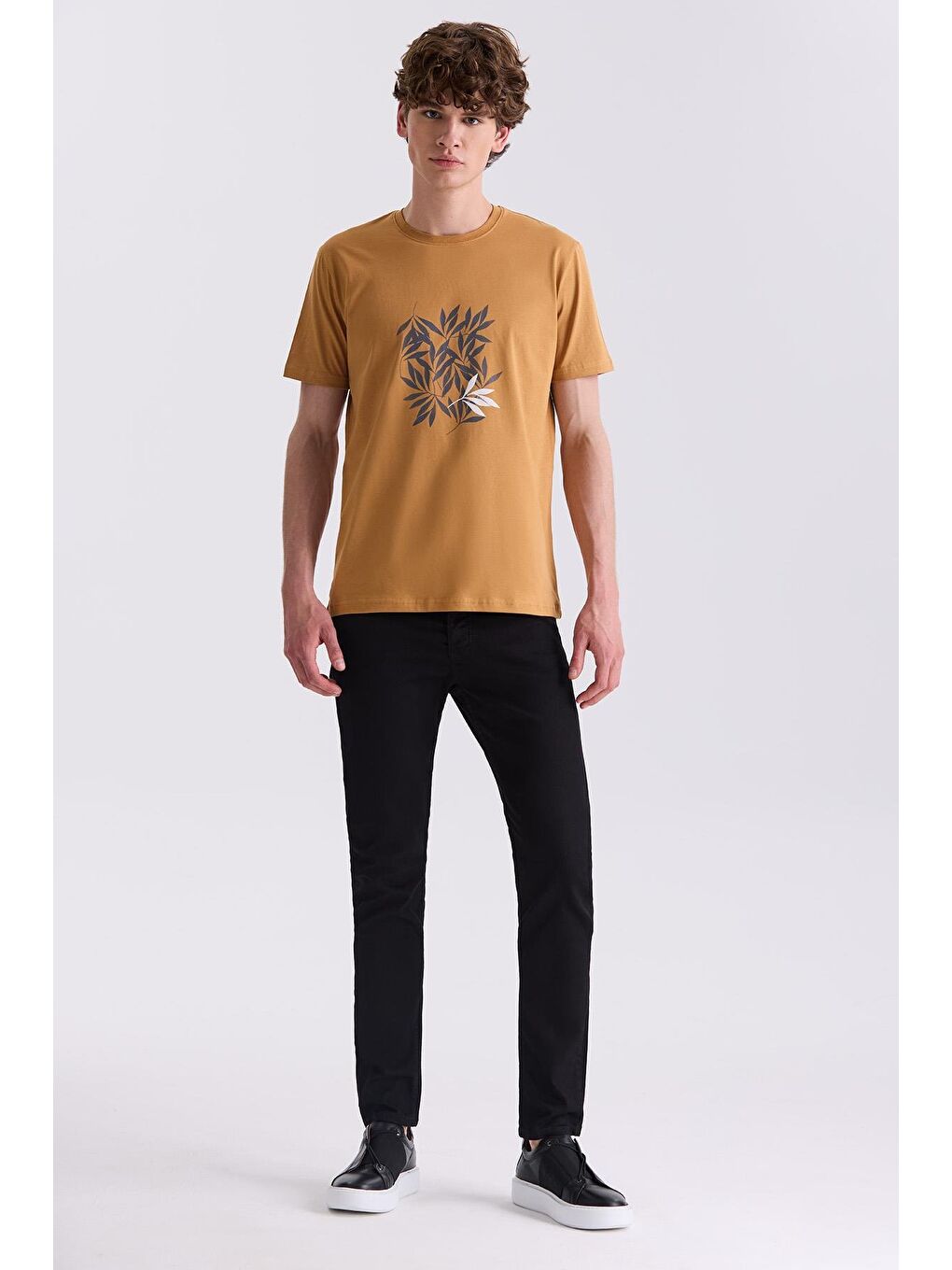 Siyah Slim Fit Pamuklu Jean Pantolon-1