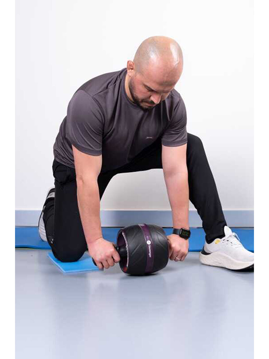 Beyaz Pro Egzersiz Tekerleği Unisex  STD Egzersiz Aletleri-3