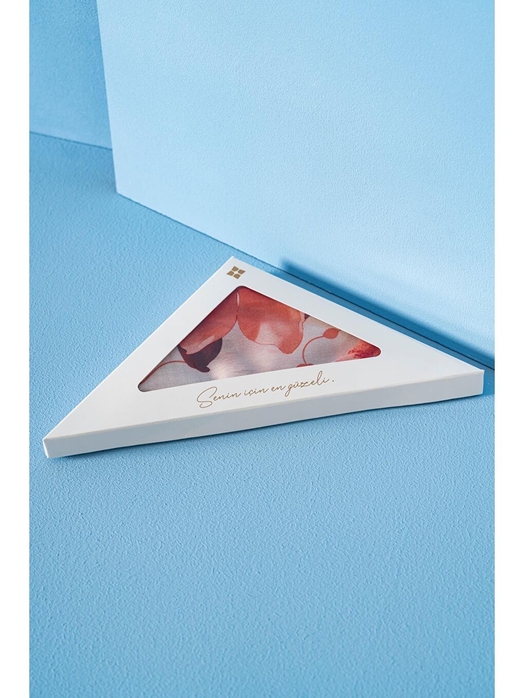 Turuncu Kadın Desenli Peonia Soft Eşarp-1