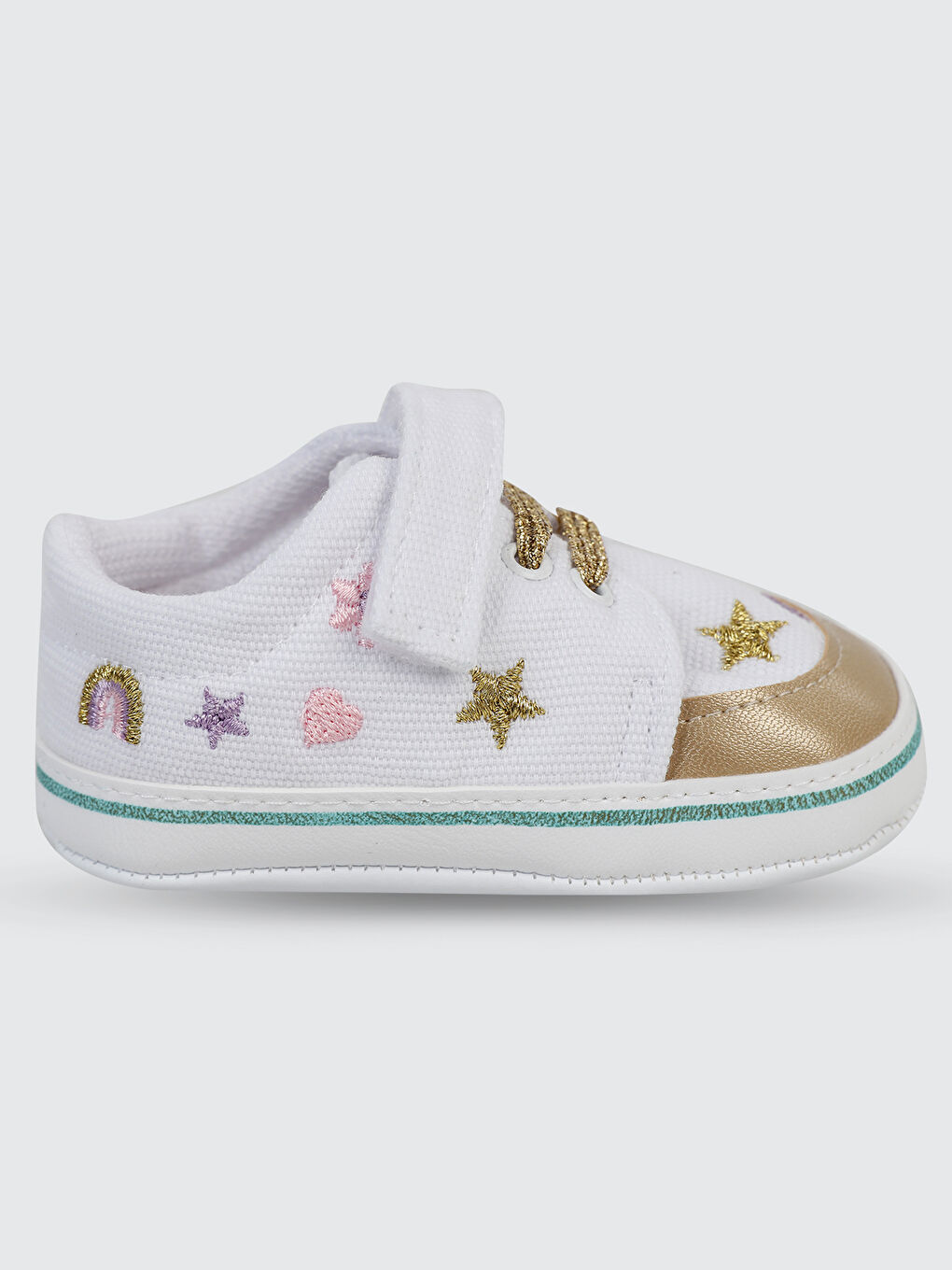 Baby Kız Bebek Patik 17-19 Numara Beyaz