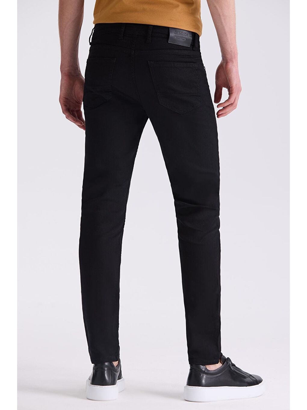 Siyah Slim Fit Pamuklu Jean Pantolon-3