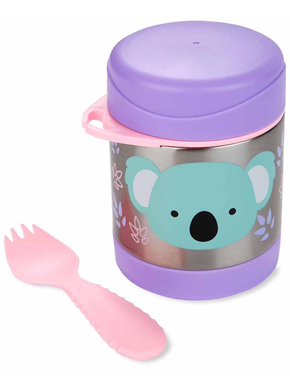 Paslanmaz Çelik Mama Saklama Termosu Seti - Koala