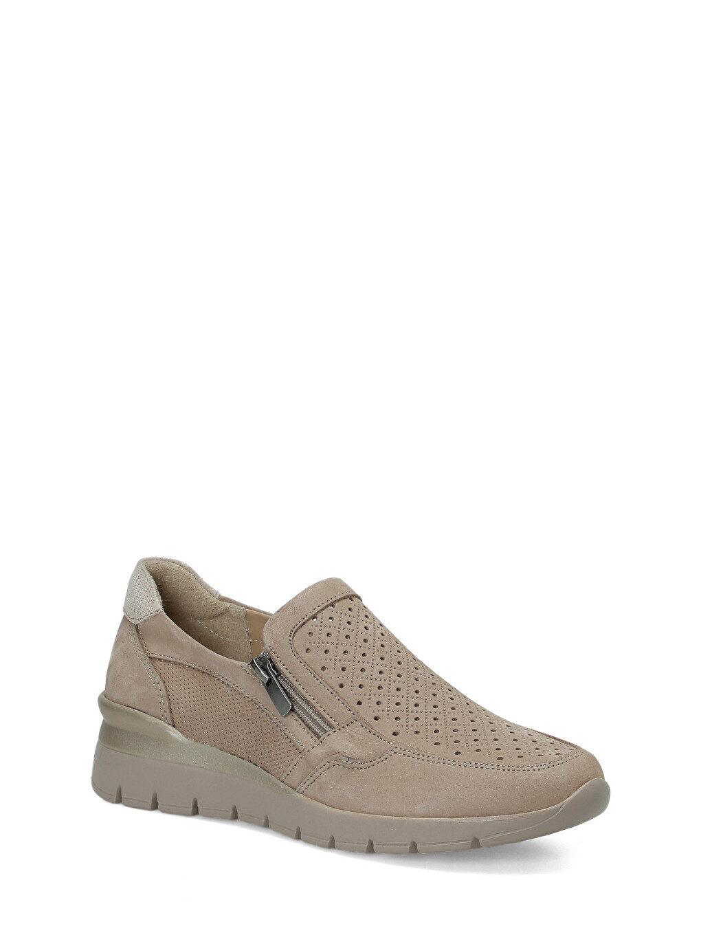 Bej 105901.Z Vizon Kadın Comfort Ayakkabı-1