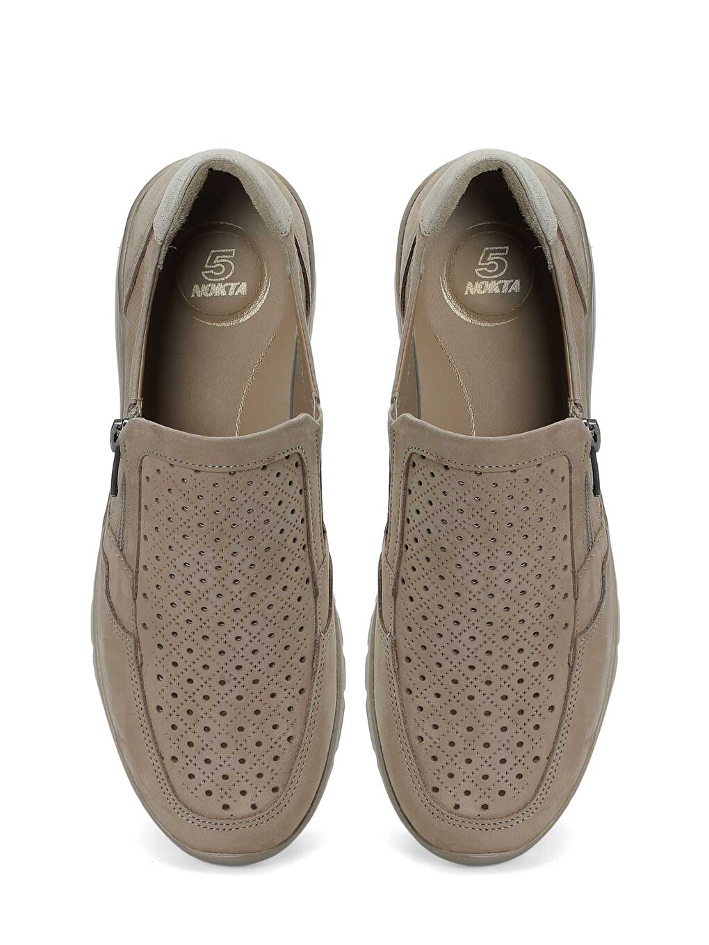 Bej 105901.Z Vizon Kadın Comfort Ayakkabı-3