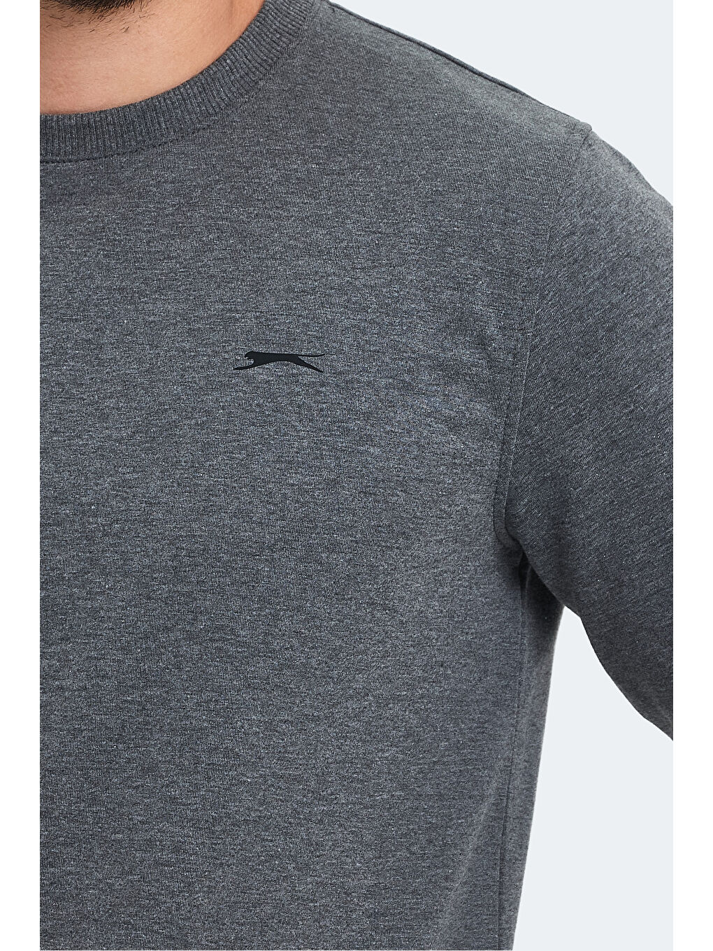 ORVAR IN Erkek Sweatshirt Koyu Gri-3