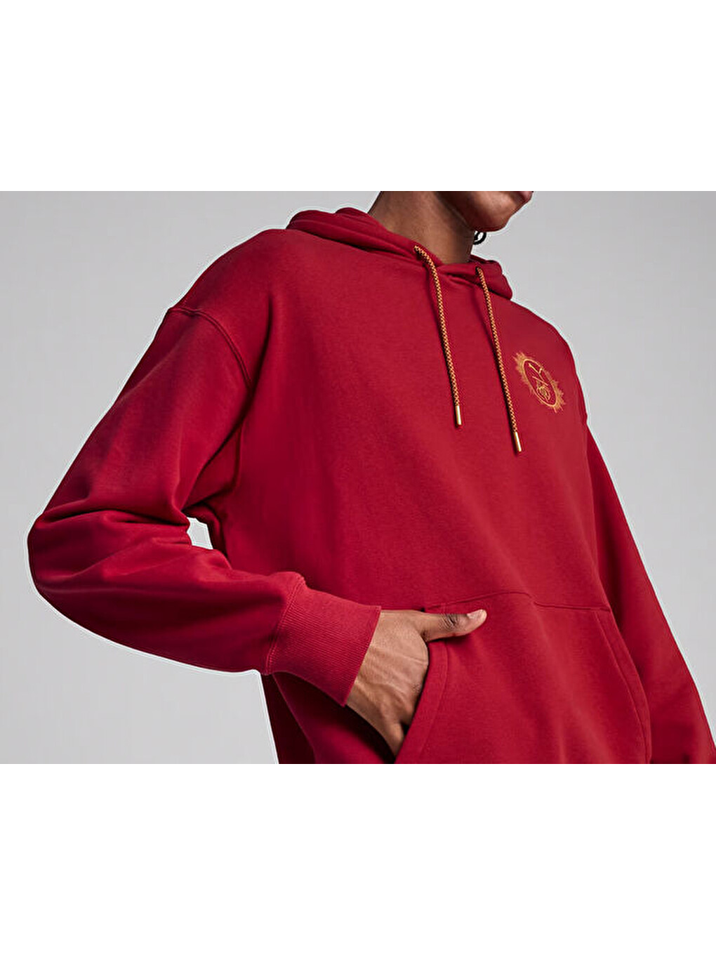 Puma X Harry Potter Hoodie Unisex Günlük Sweatshirts 63009313 Kırmızı-1