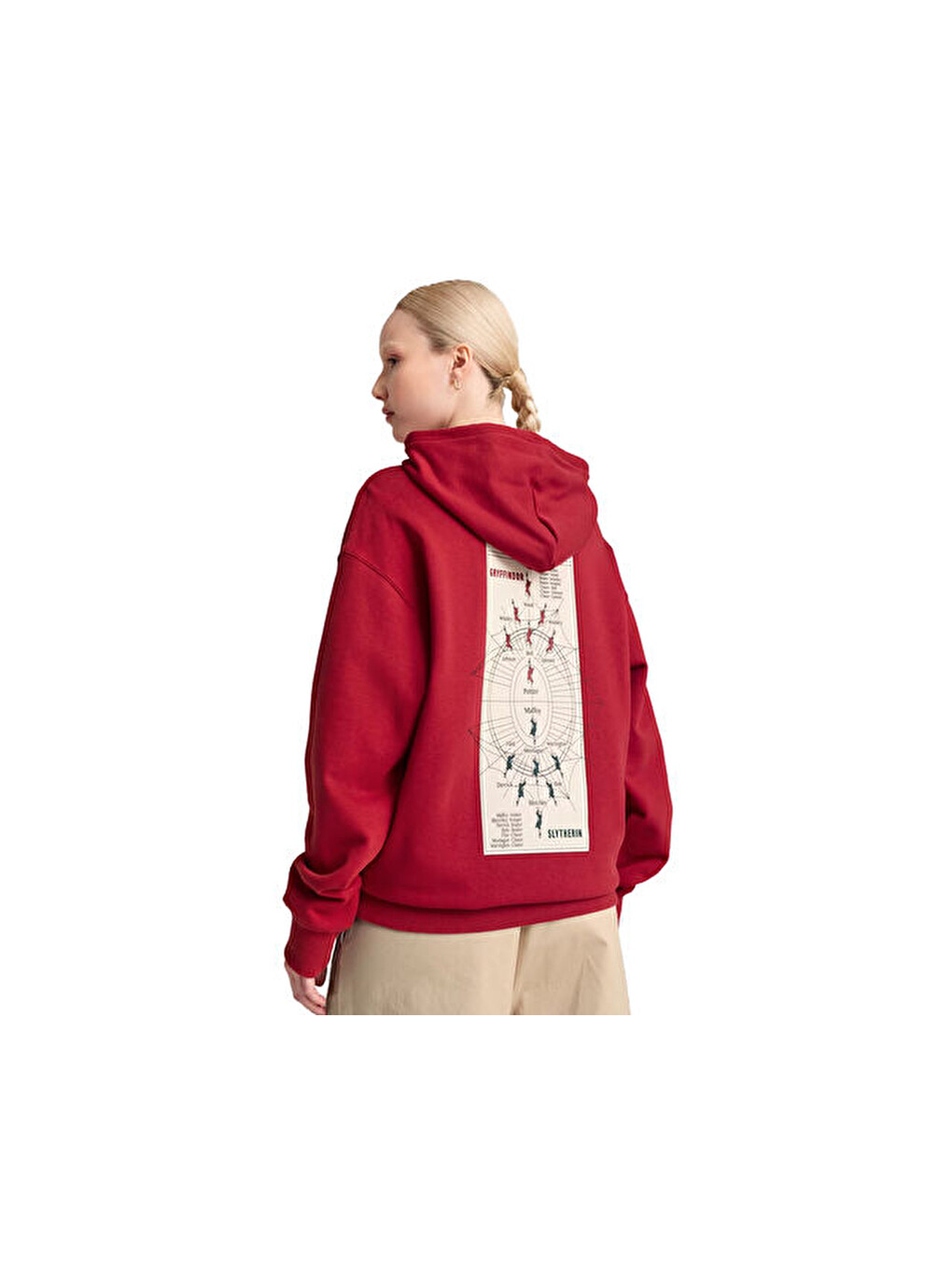 Puma X Harry Potter Hoodie Unisex Günlük Sweatshirts 63009313 Kırmızı-2