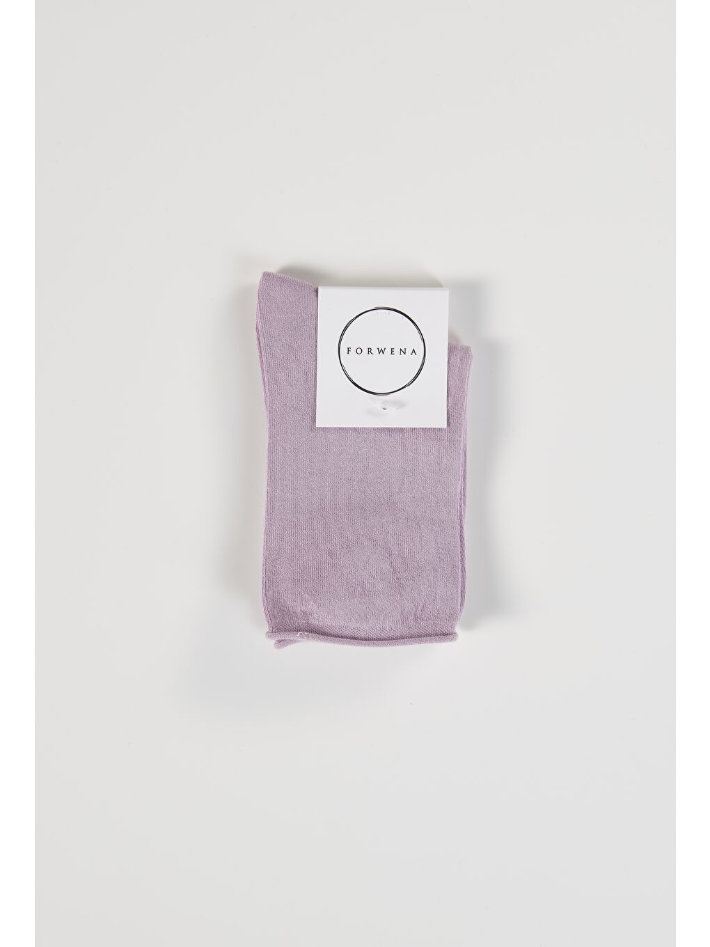 Lila Modal Lastiksiz Dikişsiz Kadın Soket Çorap-2