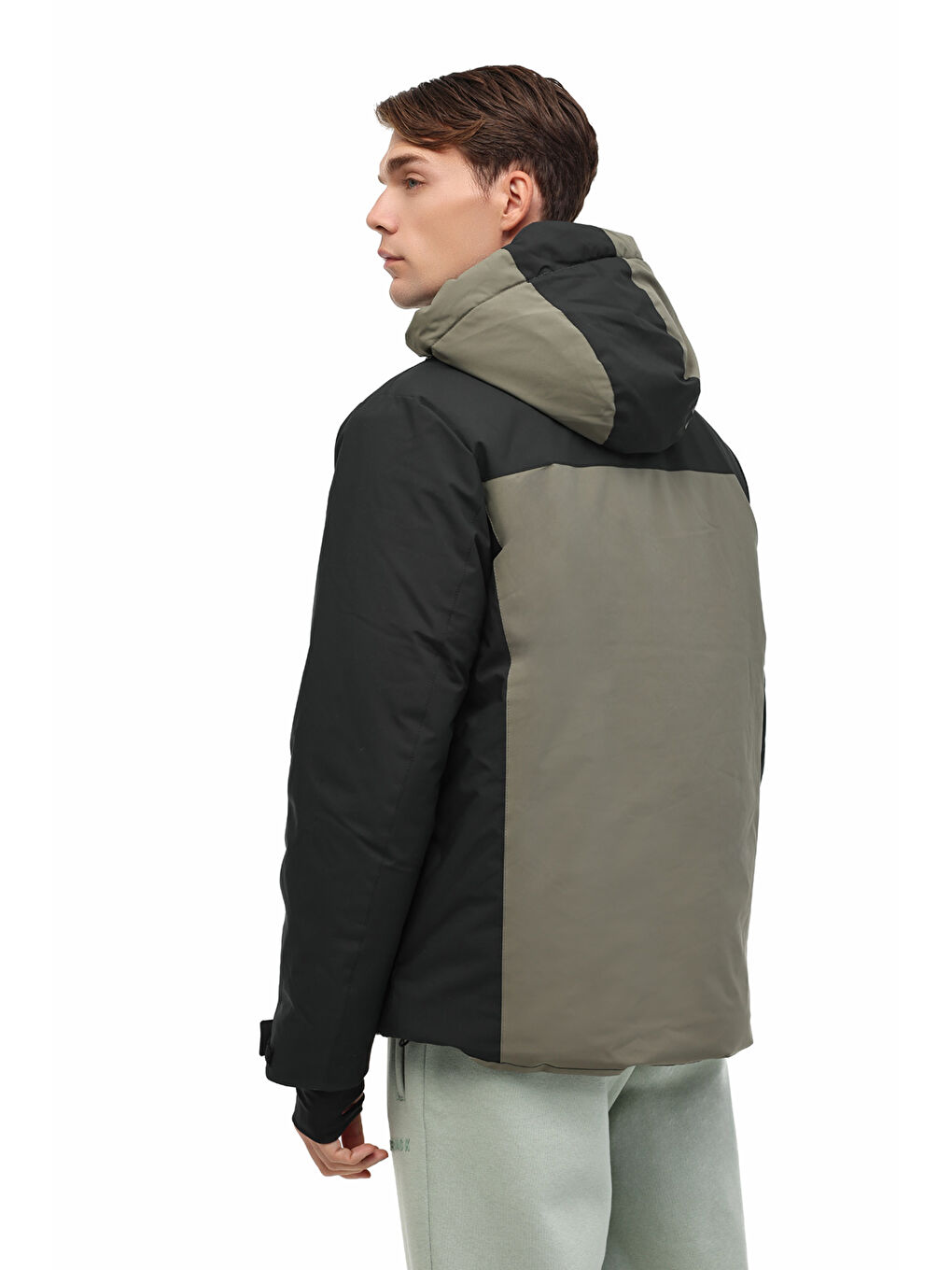 ML XAN 3KSY-HYM25620 5PR Haki Erkek Kısa Kaban Mont-1