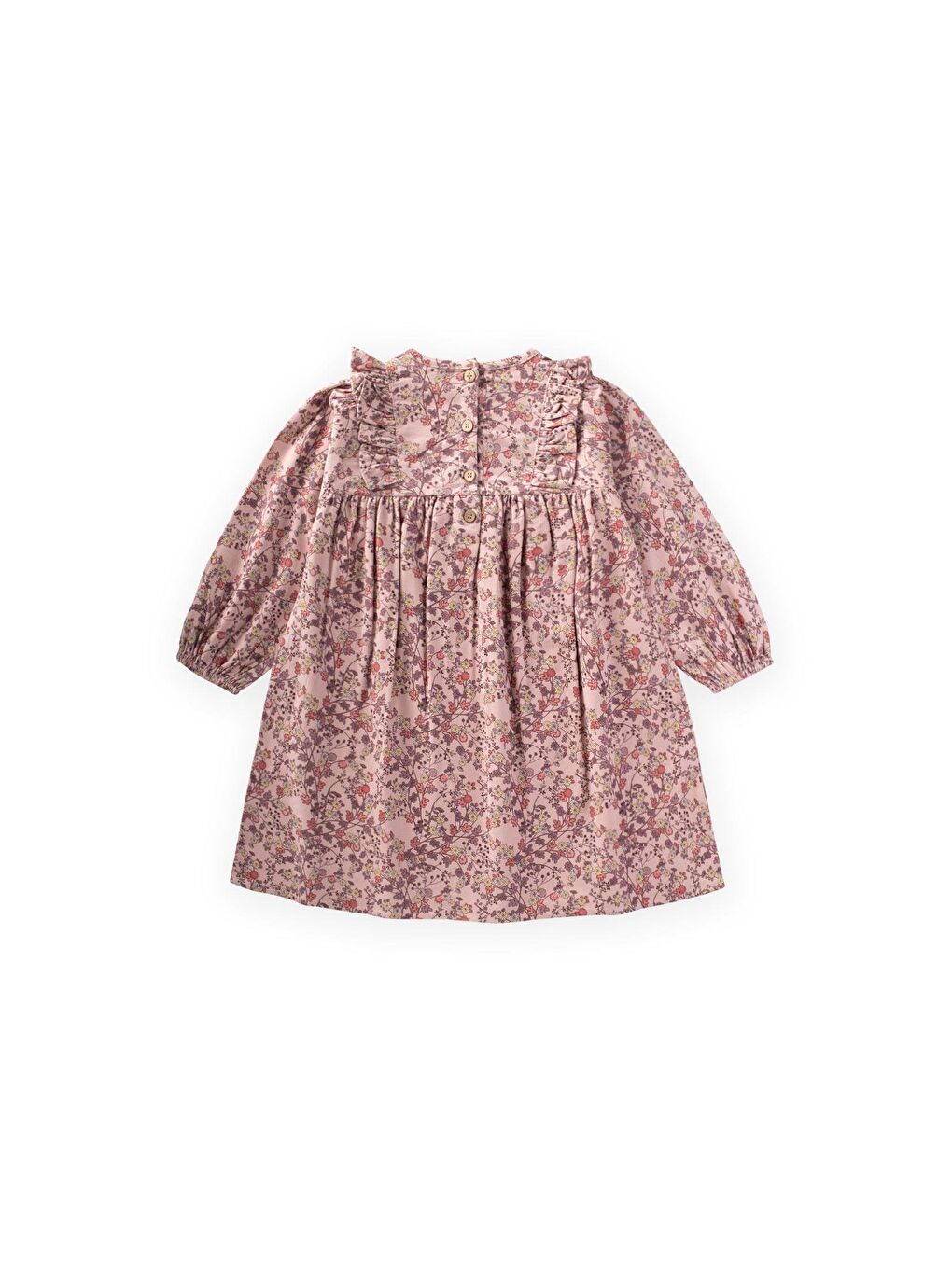 Elbise 2-8 Yaş Pudra Pembe-2