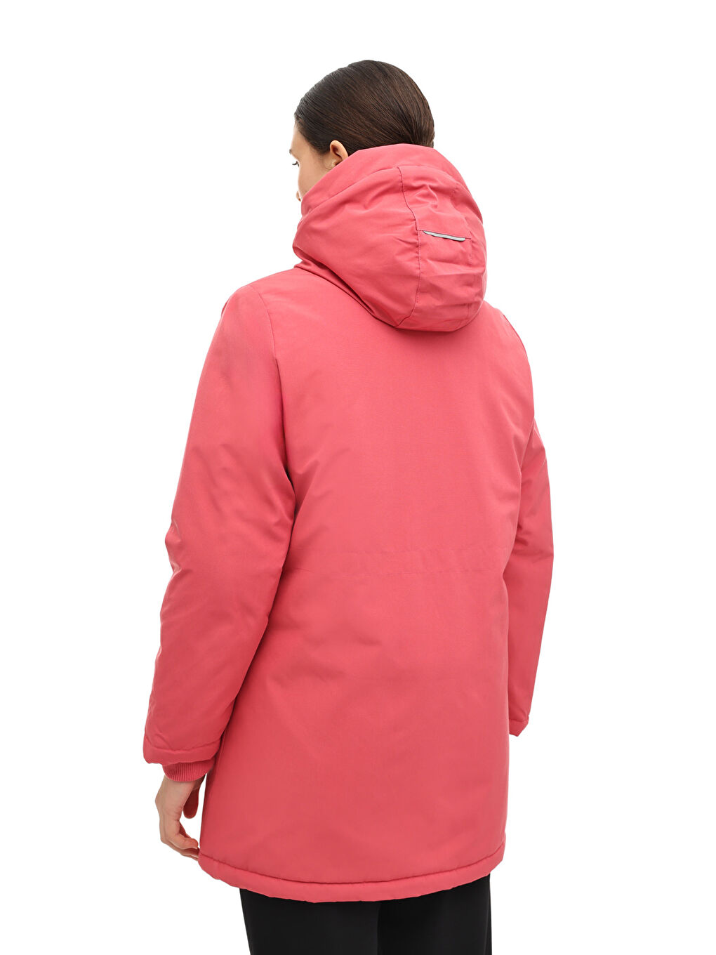 WL 3NORT 5PR Pembe Kadın Uzun Kaban-1