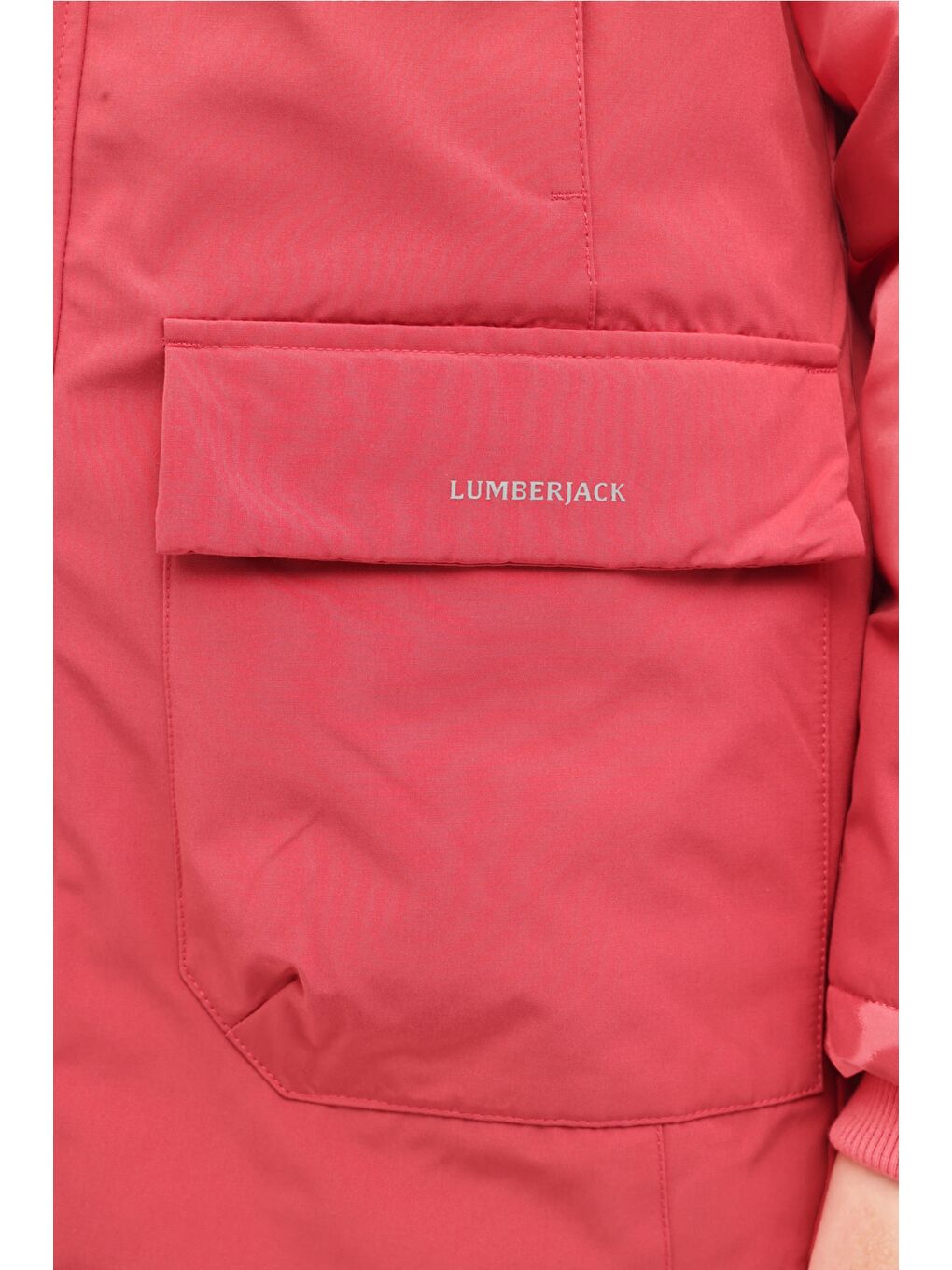 WL 3NORT 5PR Pembe Kadın Uzun Kaban-3