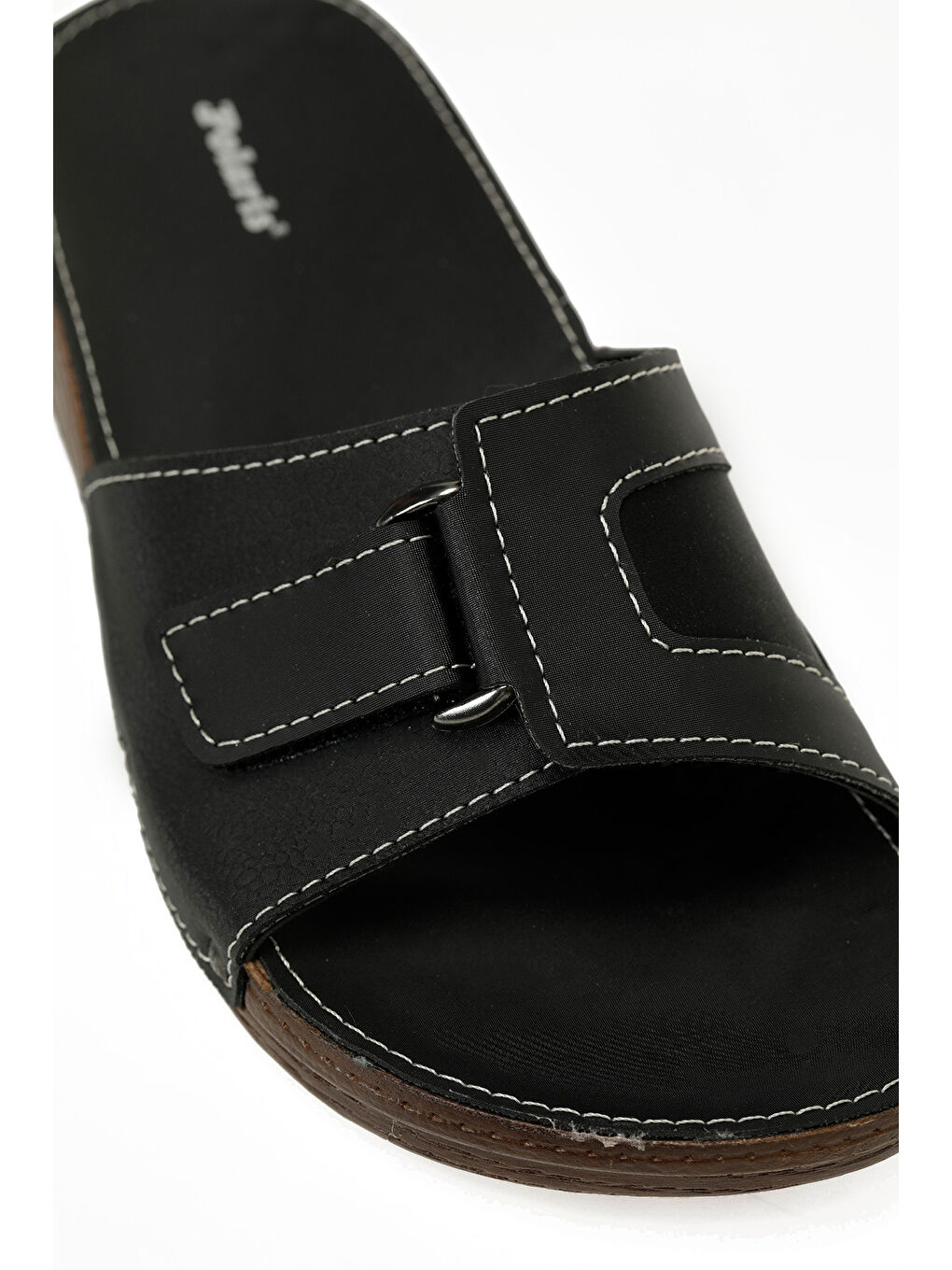 607035.Z5PR Siyah Kadın Terlik-6