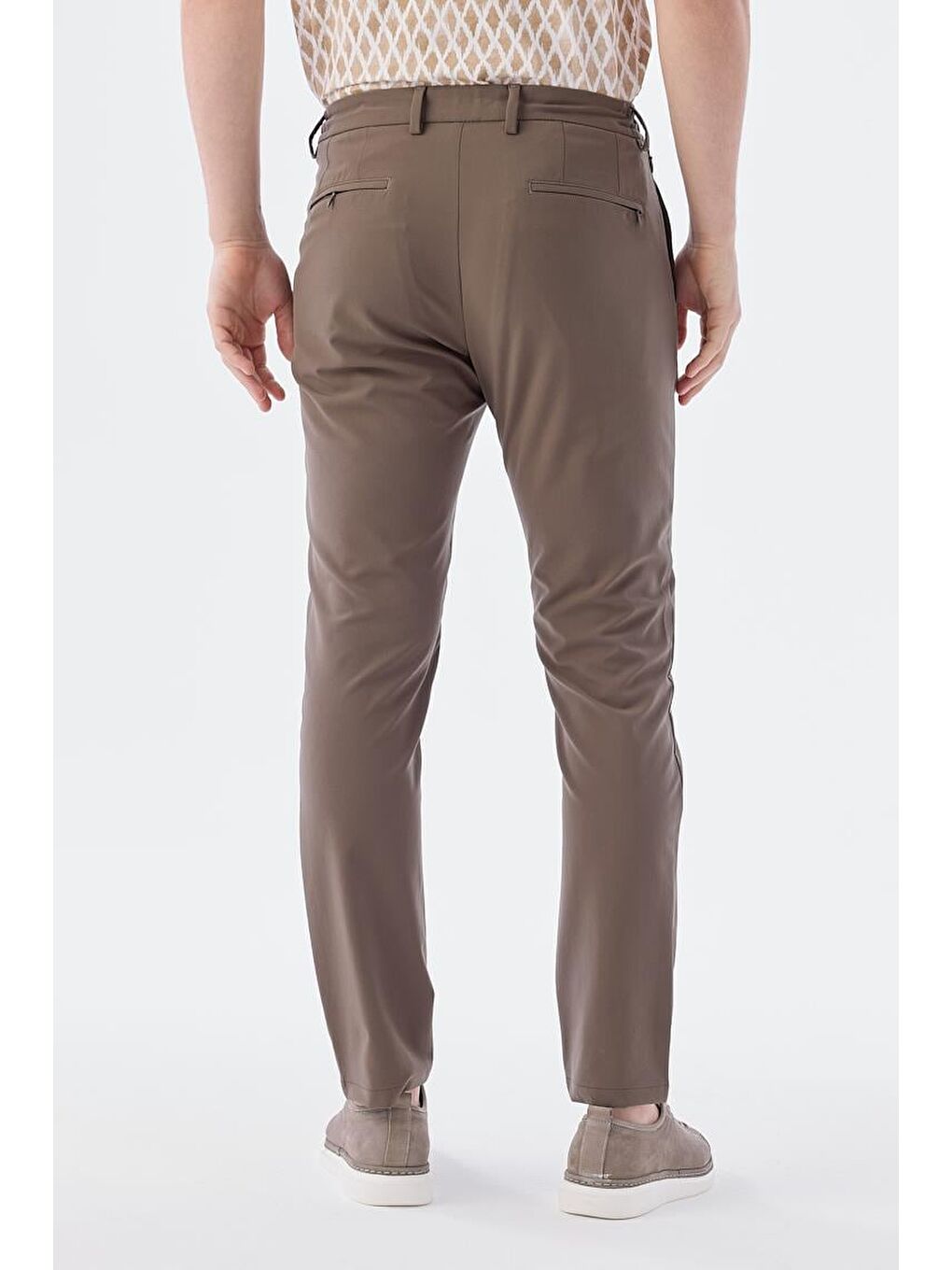 Bej Vizon Comfort Fit Jogger Spor Pantolon-3