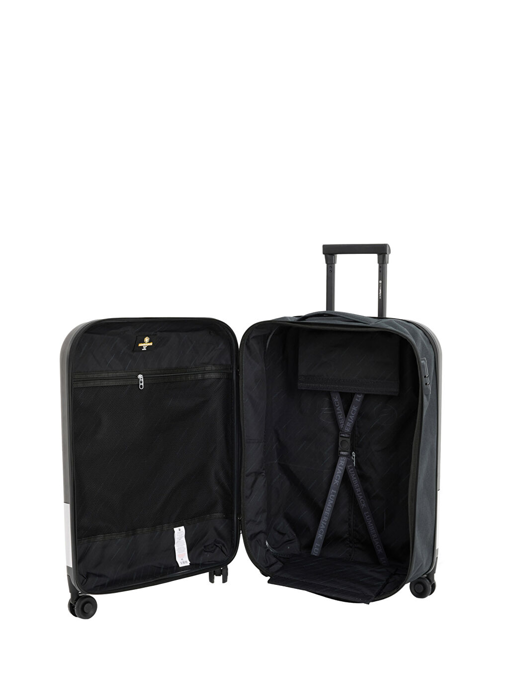 Katlanabilir Valiz -O 5FX Siyah Unisex Orta Boy Valiz-4