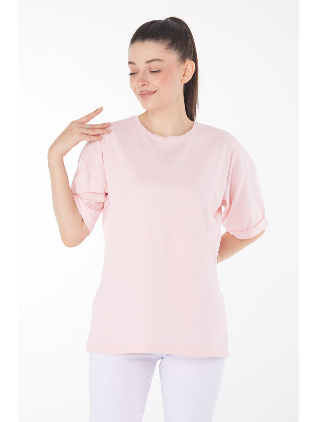 Pembe T-Shirt Pudra - 25850