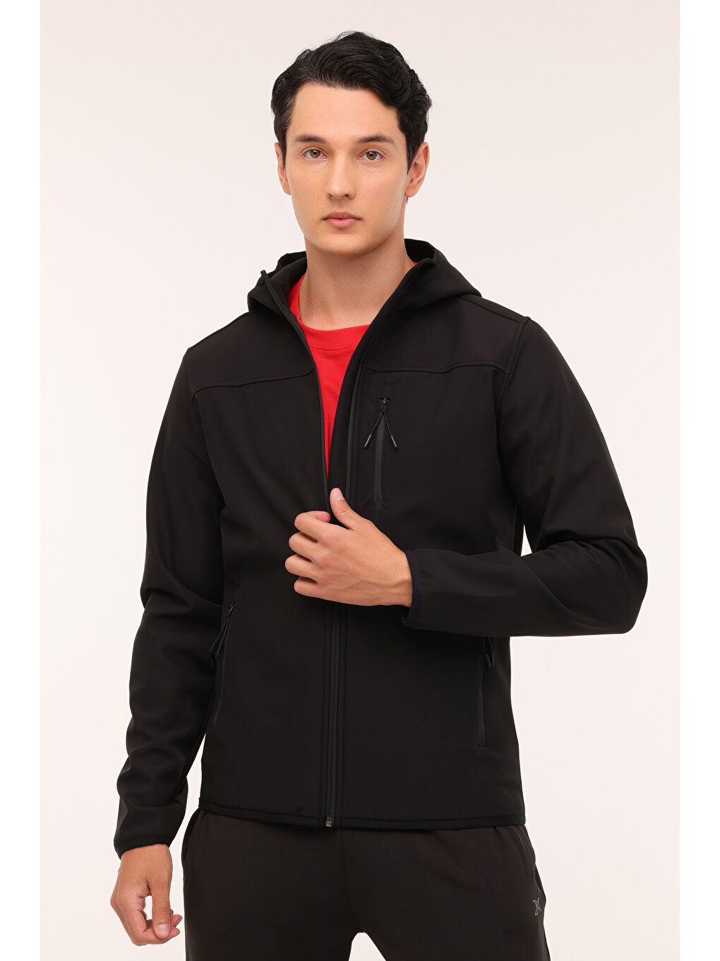 Kinetix Siyah ML BASIC SOFTSHELL 4PR Siyah Erkek Softshell