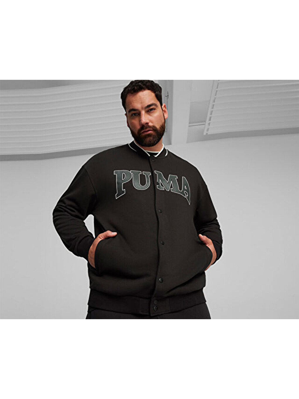 Puma Squad Track Jacket Erkek Günlük Ceket 67897101 Siyah-3