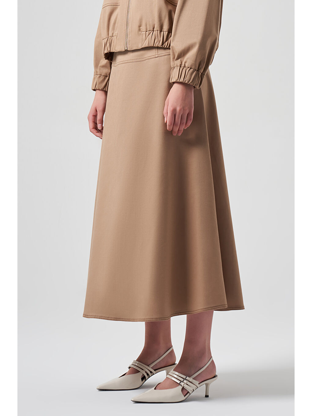 Kahverengi Çan Etek 8027 Camel