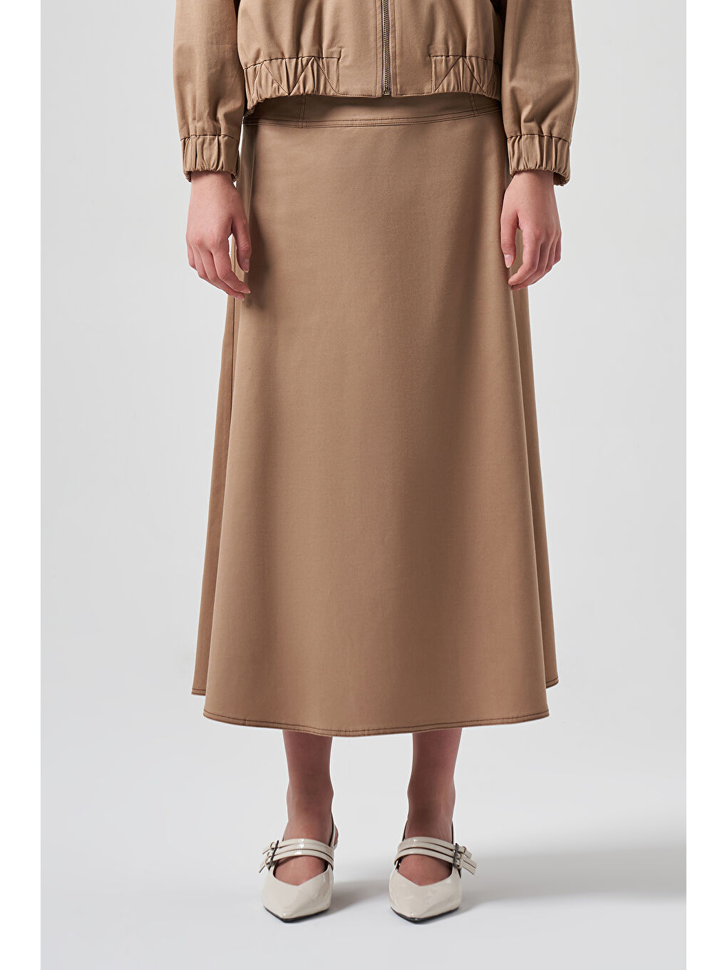 Kahverengi Çan Etek 8027 Camel-1