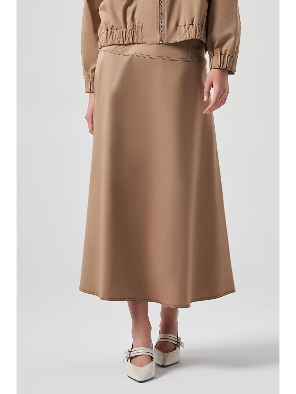 Kahverengi Çan Etek 8027 Camel-2