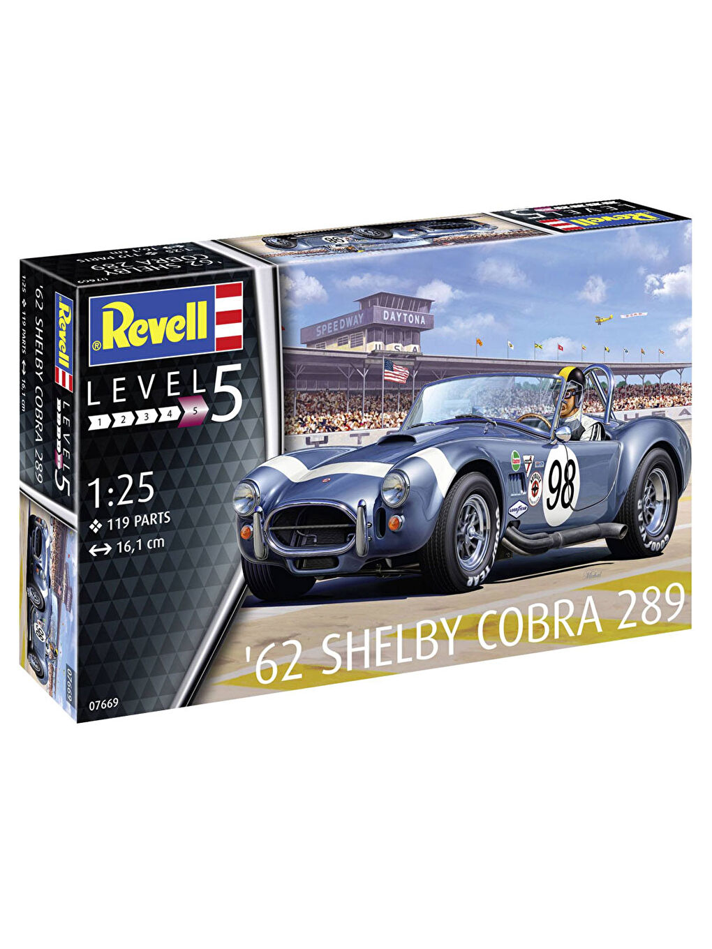 Maket Model Kit 62 Shelby Cobra 07669-1